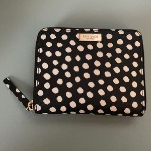 Kate Spade zip around bifold wallet